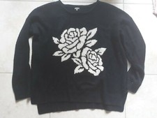 lotto 1003b maglia maglione cardigan donna nera OVS tg.L