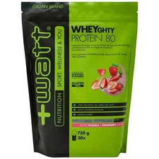 Wheyghty Protein 80 - Proteine Del Siero Del Latte  - 750g  Fragola  - +Watt