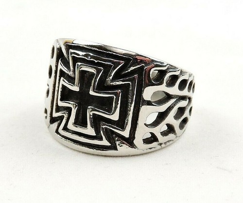 Anello fuoco croce - fuoco, e