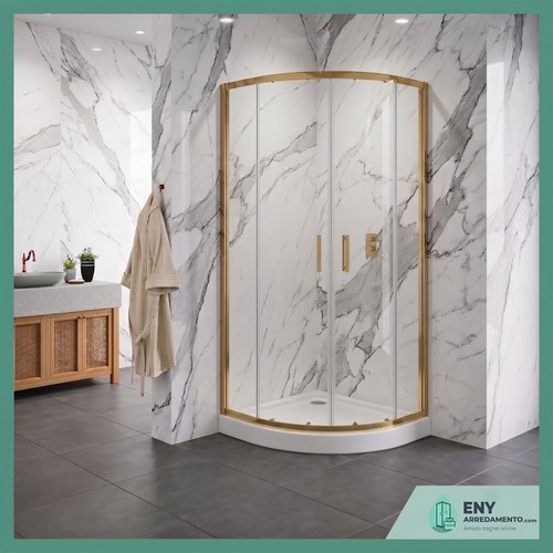 Box doccia semicircolare - , con
