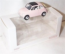 Fiat 500F in pink  1-43 scale