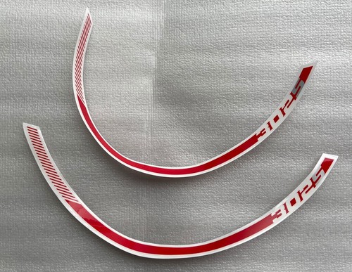 Adesivo cerchi ruote rosso