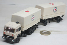 Herpa; IVECO Turbo Star ponte intercambiabile treno sospeso "Croce Rossa tedesca"