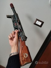Giocattolo In Latta Vintage Japan Fucile Mitra Giapponese Gioco
