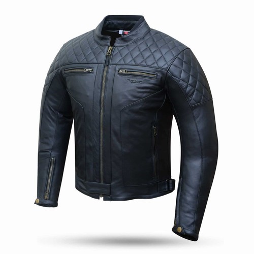Degend giacca moto in pelle - degend,