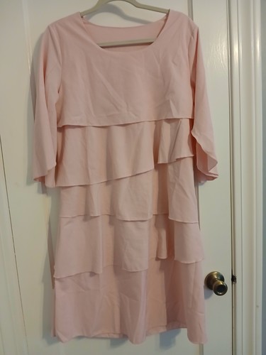 Abito con volant rosa - ,