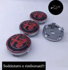 4 Tappi Coprimozzo ALFA ROMEO