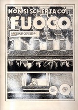 Lanciostory - Non si scherza col fuoco - tit - Cossu - Tavola Originale  - 1983