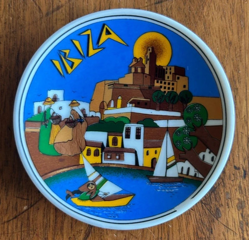 Ibiza souvenir plate - ibiza,