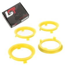 4x Distanziali Anello Anelli di centraggio Cerchi In Lega Gialli Ø 60,1 ø mm