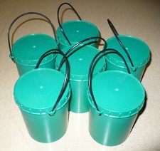 6 Secchielli da 1 litro, porta