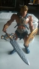 masters of the universe 200x He man blu con pettorina spada e scudo motu 200x