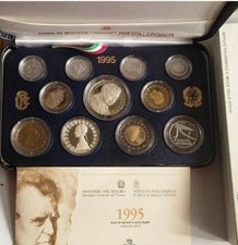 FONDO SPECCHIO DAL 1985 AL 2001 DA 1 -2 LIRE A 1000 LIRE E 500 ARGENTO CARAVELLE