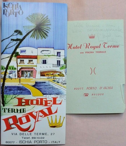 Depliant ischia porto hotel - porto,