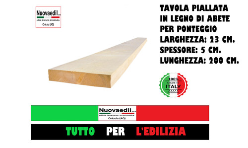 Tavola legno abete - in,