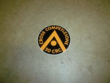 ADESIVO PUBBLICITARIO D'EPOCA CROSS COMPETIZIONE 50 CRC