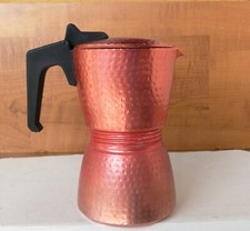 CAFFETTIERA ANNI 50 IRMEL NOVA ESPRESS ALLUMINIO RAMATO DA COLLEZIONE