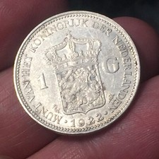 Olanda - moneta argento di 1 gulden -  Anno 1922