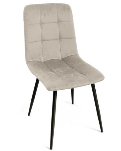 Sedia velluto trapuntata - sedia,