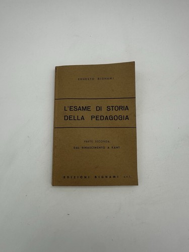 Ernesto bignami esame - ernesto, di
