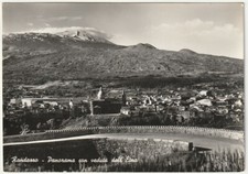 RANDAZZO - CATANIA - PANORAMA CON VEDUTA DELL'ETNA - VIAGG. 1953 -71822-