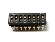 3X dip switch interruttore 8