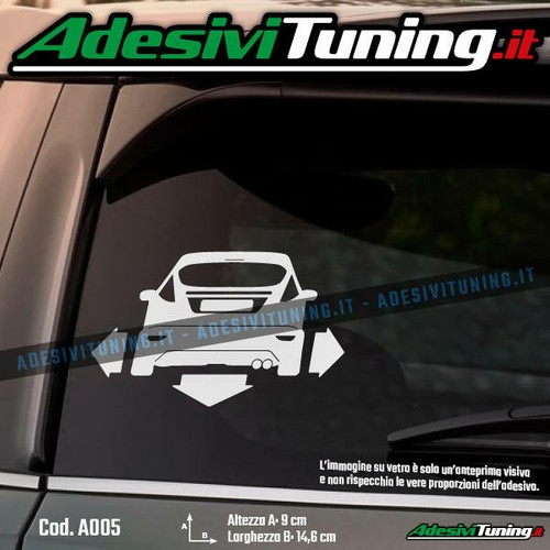 Adesivo down out - down&out, ford