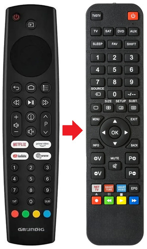 Telecomando adatto per - , grundig