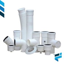 TUBO E RACCORDI RIGIDO PER CALDAIA CONDENSAZIONE BIANCO  PPS ø60/80/100