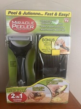 Miracle Peeler Pelapatate Julienne Doppia Lama con Mandolina BONUS - COME VISTO IN TV