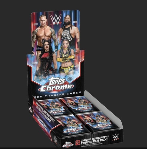 Topps chrome wwe 2026 - chrome,