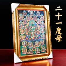 21 Tara Thangka dipinti a mano