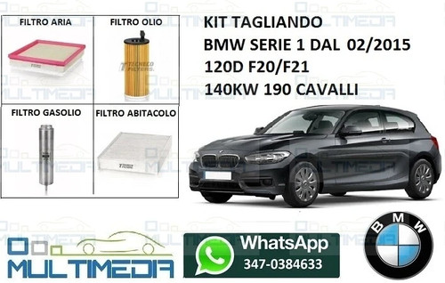 Kit tagliando filtri bmw serie - kit,