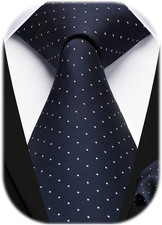 Cravatta Uomo Elegante a Pois