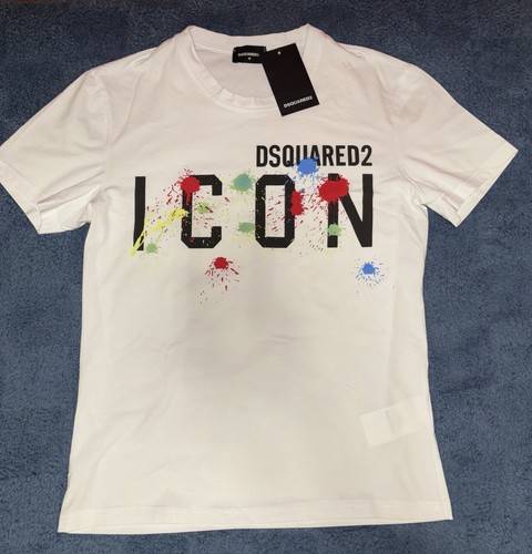 Maglia dsquared2 icon bianca - dsquared2,