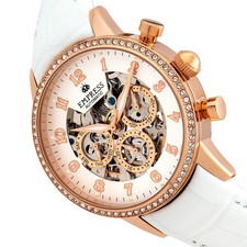 Orologio donna Empress scheletro automatico con giorno/data/quadranti secondari 24 ore con GARANZIA
