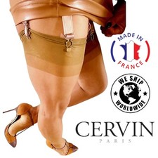 CERVIN Calze 100% Nylon Velate RHT Capri 15 Denari Senza Cuciture NUDO TAN Tg. 2