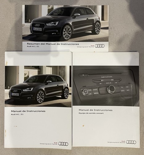 Audi owners handbook - a1/s1,