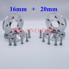 KIT 4 DISTANZIALI RUOTA 16+20mm PER SUBARU IMPREZA (NO WRX-STI) + COLONNETTE