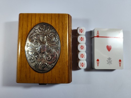 Cofanetto legno con carte - cofanetto, in
