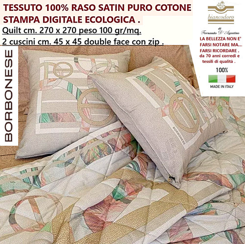 Borbonese quilt coperta - borbonese,
