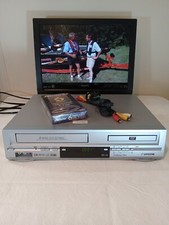 Pacchetto combinato Sansui VHS 4 teste Hi-Fi VCR/DVD modello VRDVD4000A testato funzionante