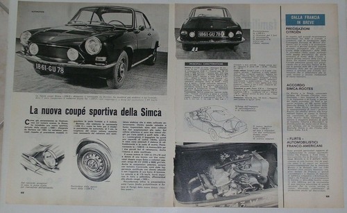 Article articolo 1967 simca - 1967,