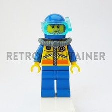 LEGO Minifigures - 1x cty065 - Coast Guard Diver - Omino Minifig Set 4210