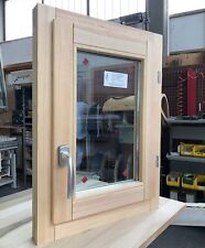 Finestra 50 X 70 H Battente - Legno Lamellare - Doppio Vetro Termico - Maniglia