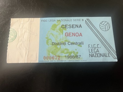 Cesena genoa biglietto ticket - cesena-genoa, biglietto/ticket