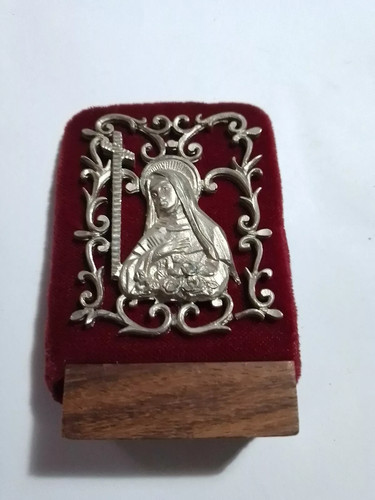 Santa teresa icona peltro - icona,