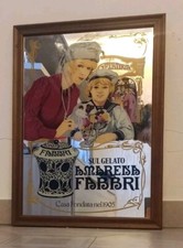 Quadro Specchio Pubblicitario Amarena Fabbri 59x43 Vintage