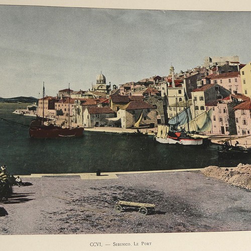 Adriatic sea shores 1890s book - sea,