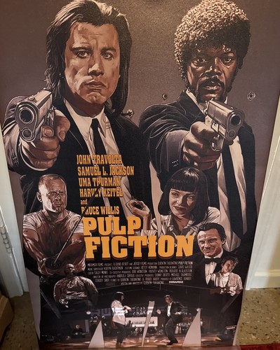 Pulp fiction film canvas - film, art